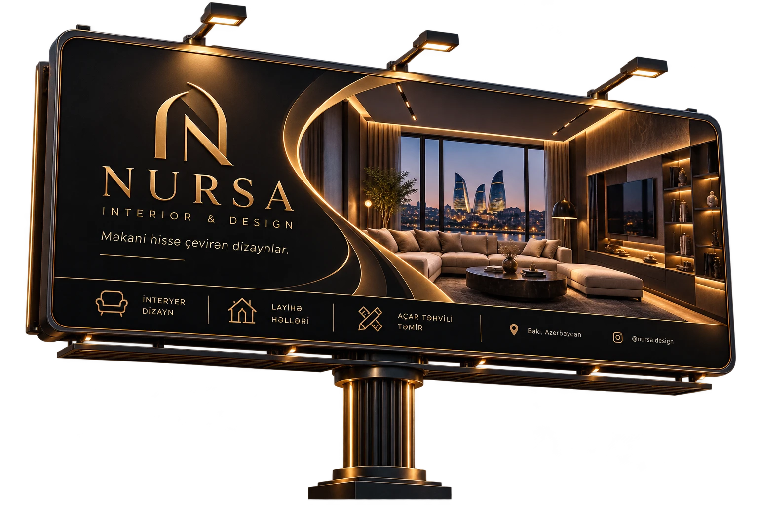 Premium billboard dizaynı
