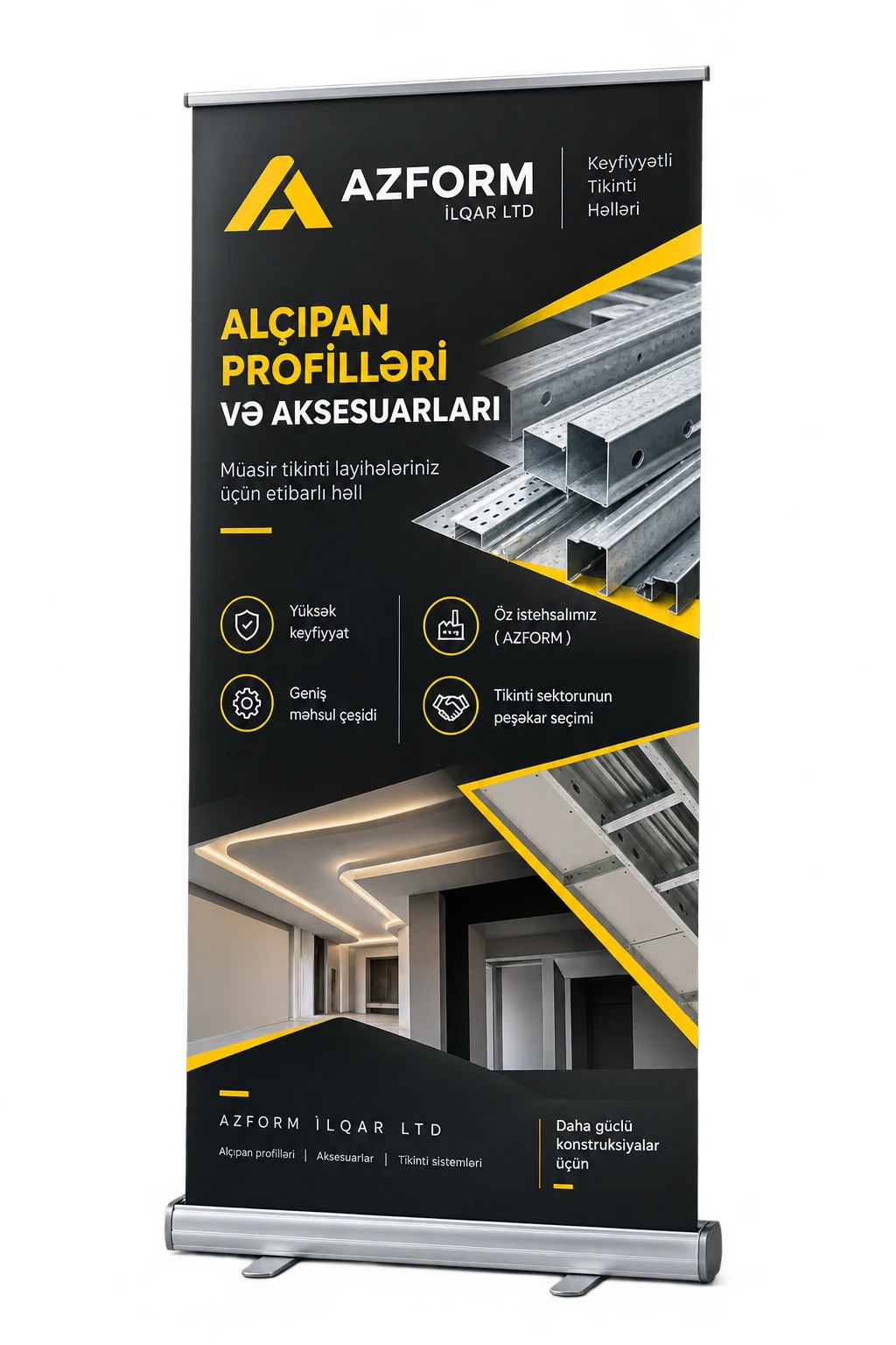 AZFORM roll-up stend dizaynı