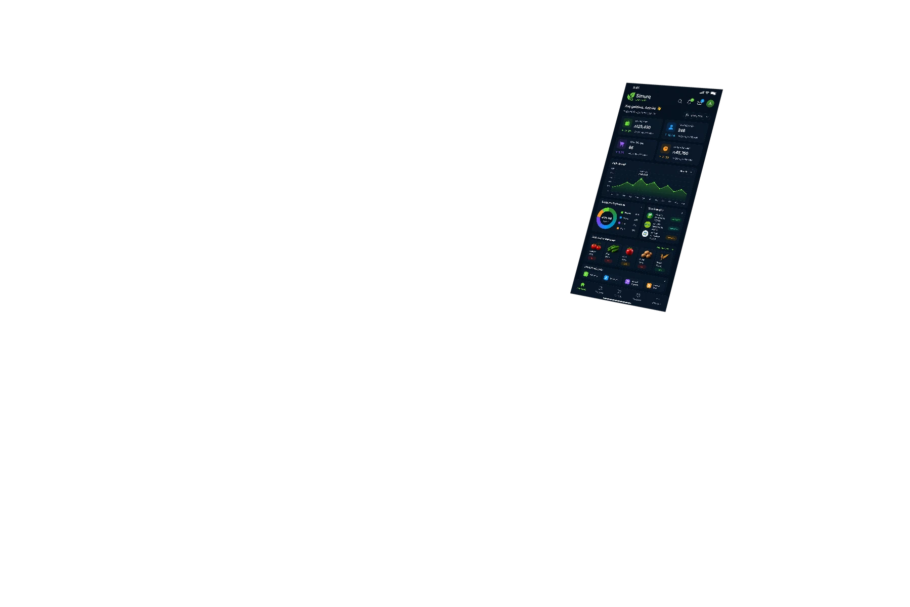CRM və ERP mobil interfeysi